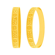 Gorgeous Flora Gold Bangle