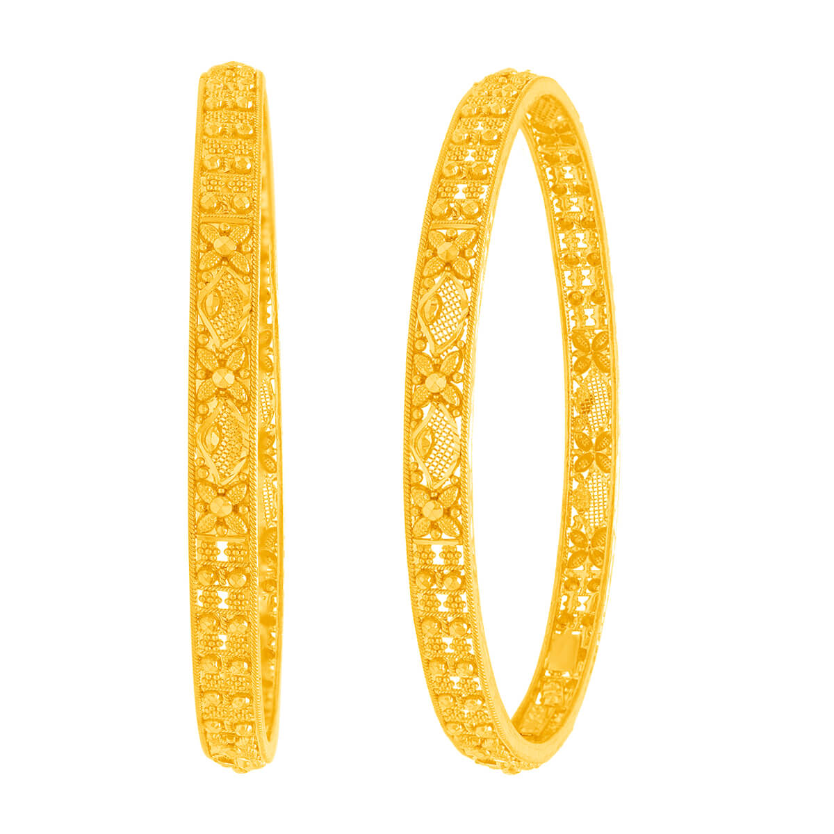 Luxurious Gleam Gold Bangle