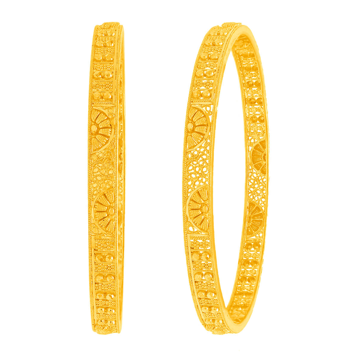 Chic Harmony Gold Bangle