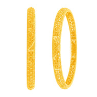 Serene Gleam Gold Bangle