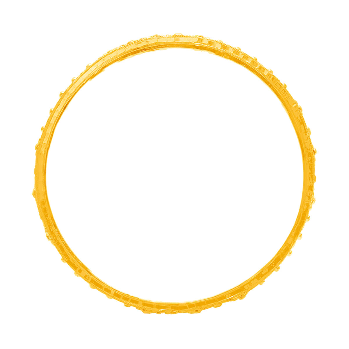 Serene Gleam Gold Bangle