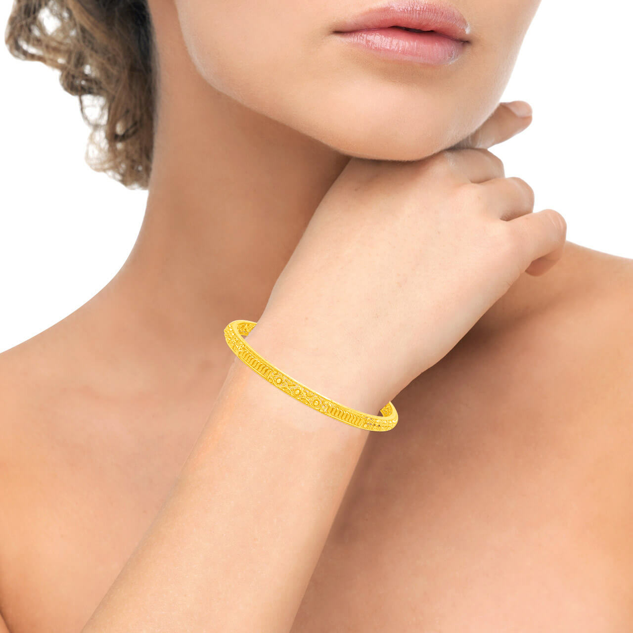 Glorious Artistry Gold Bangle