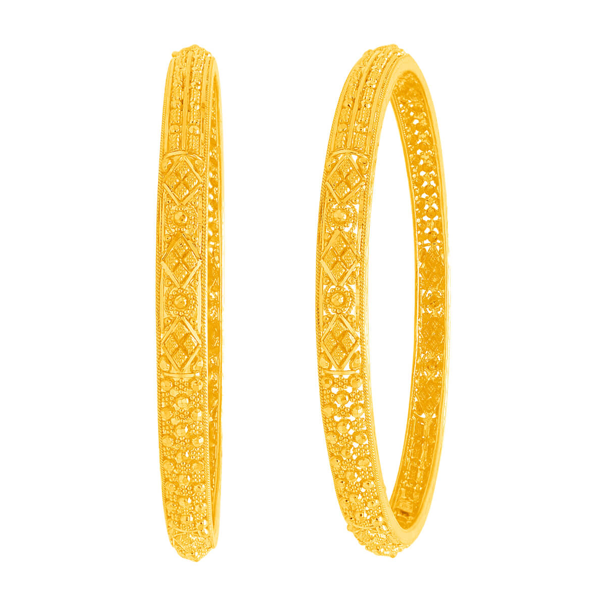 Majestic Shine Gold Bangle