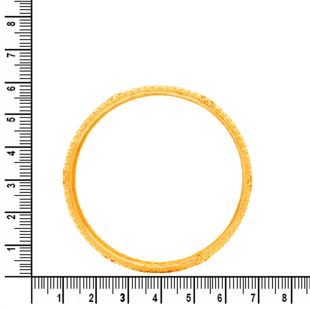 Sleek Charm Gold Bangle