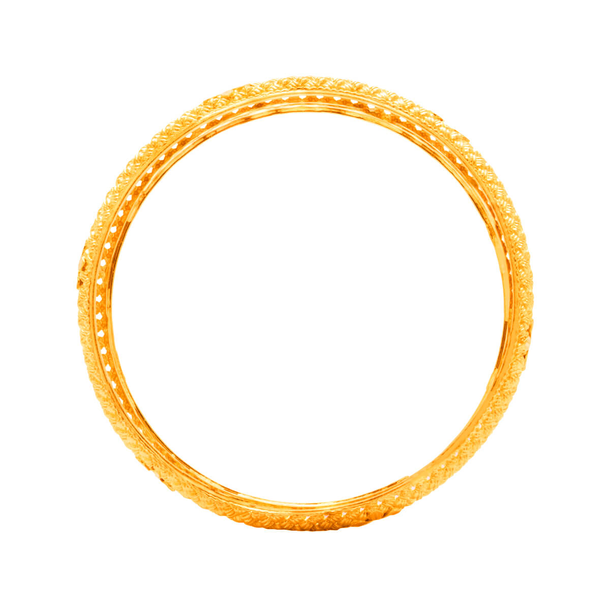 Regal Charm Gold Bangle