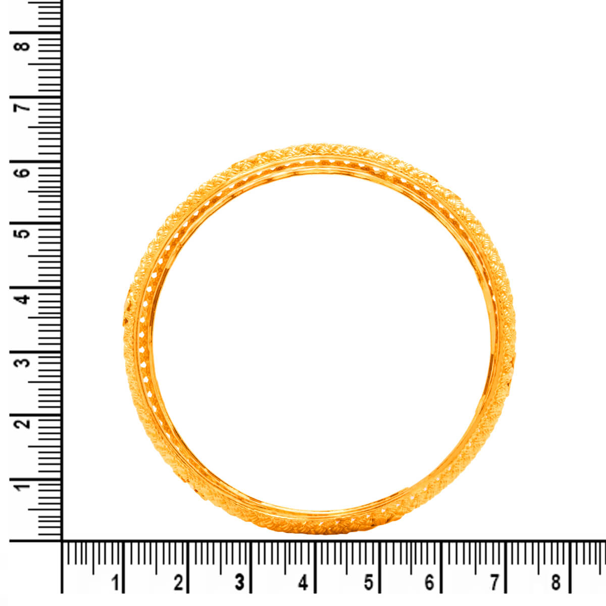 Regal Charm Gold Bangle