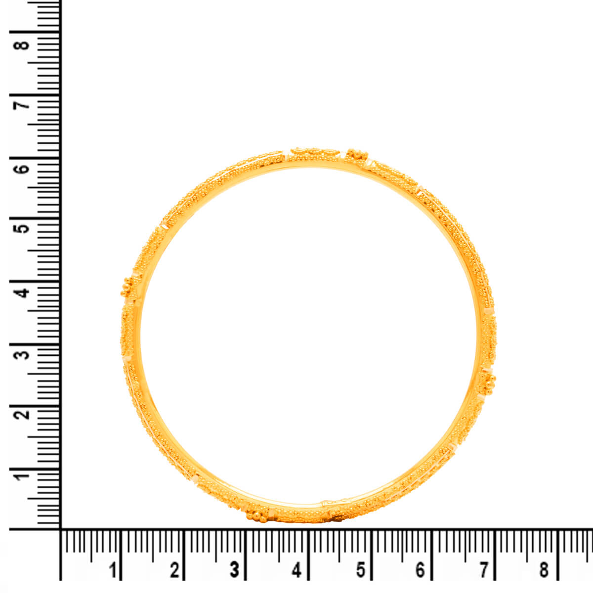 Majestic Charm Gold Bangle