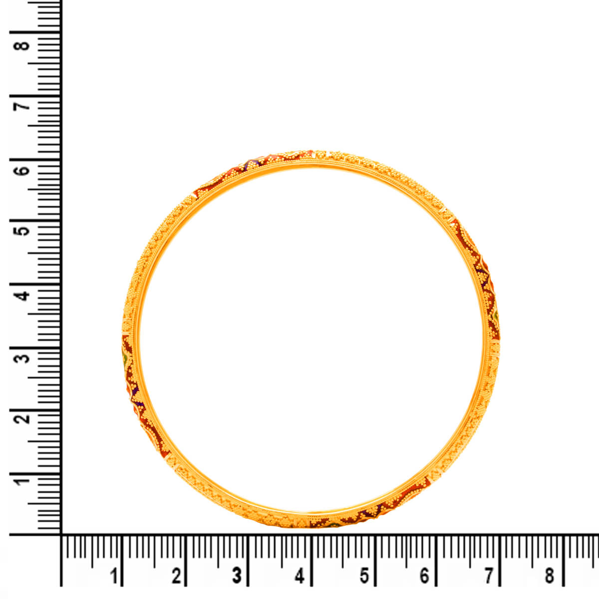 Opulent Charm Gold Bangle