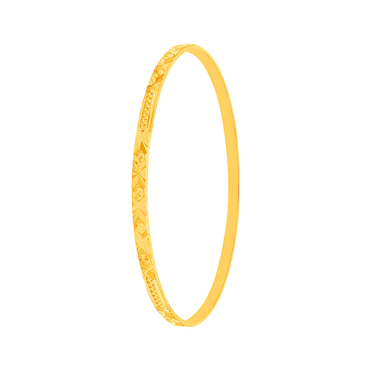 Bold Glow Gold Bangle