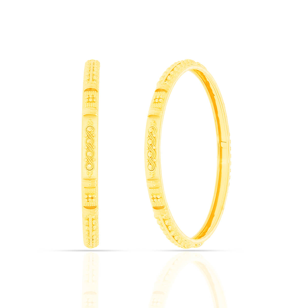 Charmful Glow Gold Bangle