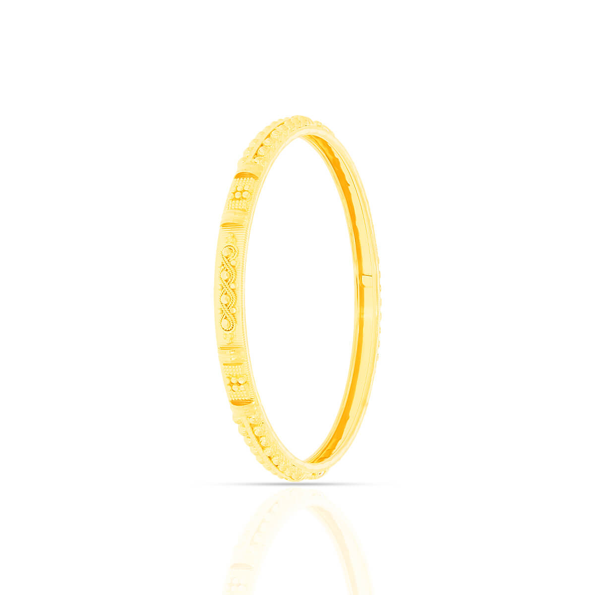 Charmful Glow Gold Bangle