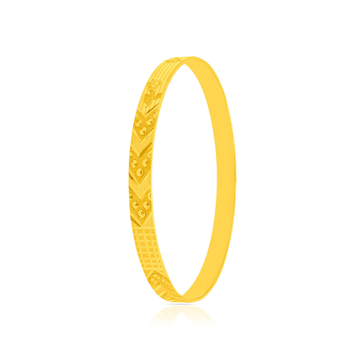 Bold Elegance Gold Bangle