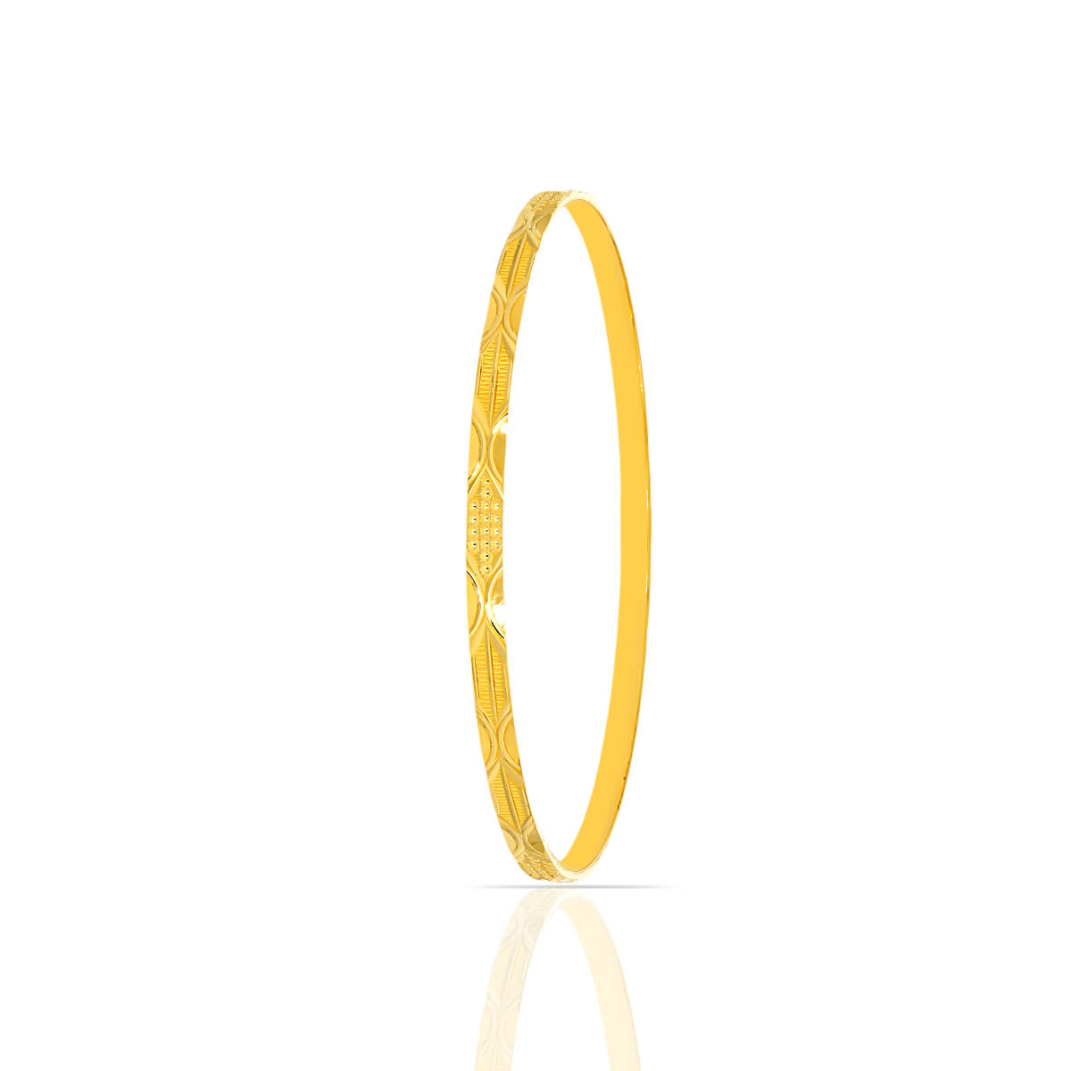 Slender Bold Gold Bangle