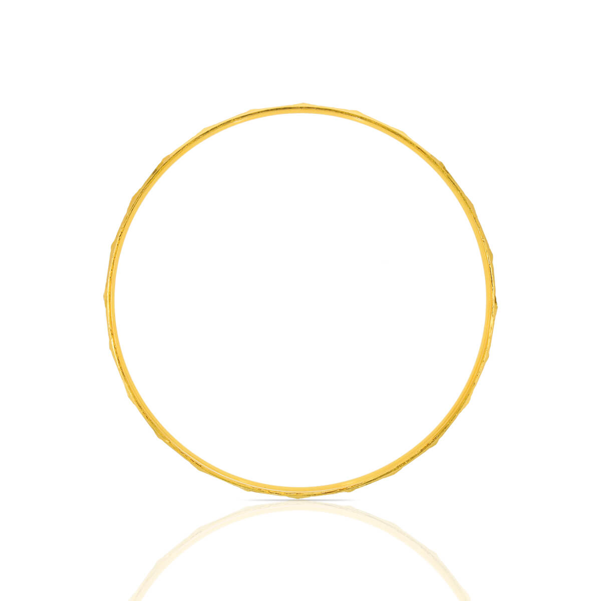 Slender Bold Gold Bangle