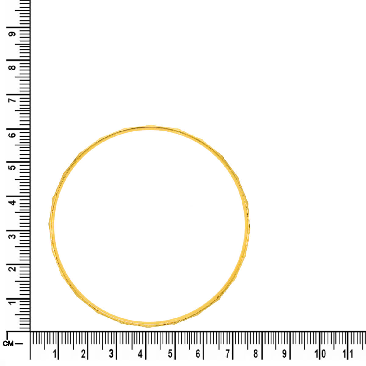 Slender Bold Gold Bangle