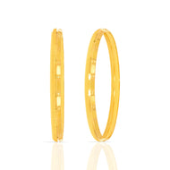 Gold Bangle with Minimalist Flair