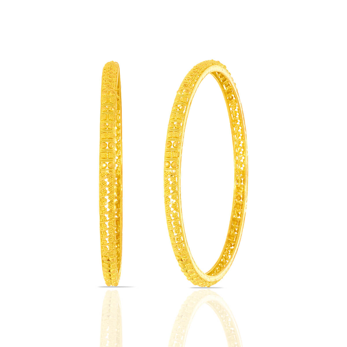 Lustrous Golden Bangle for Daily Wear