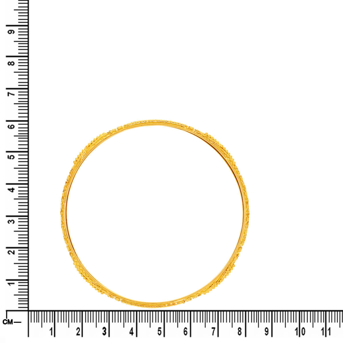 Gold Bangle with Lustrous Shine