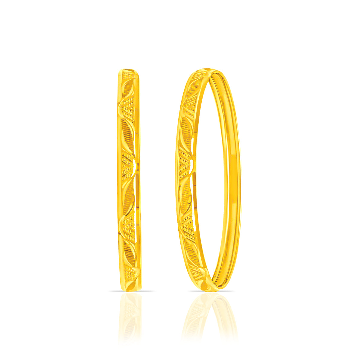 Modest Elegance Gold Bangle