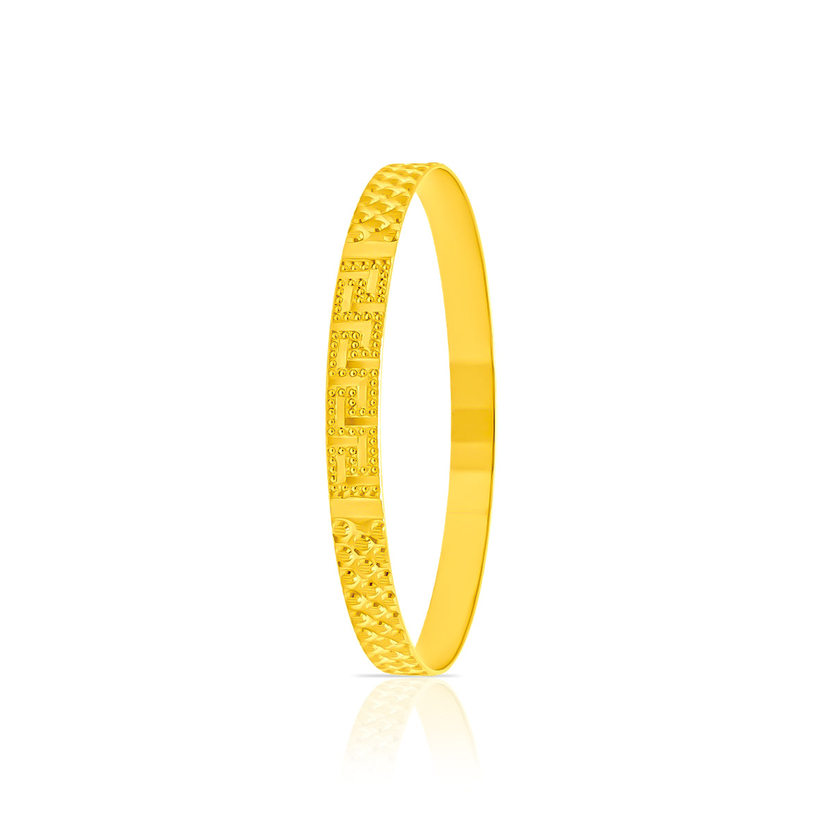 Elegant Novelty Gold Bangle