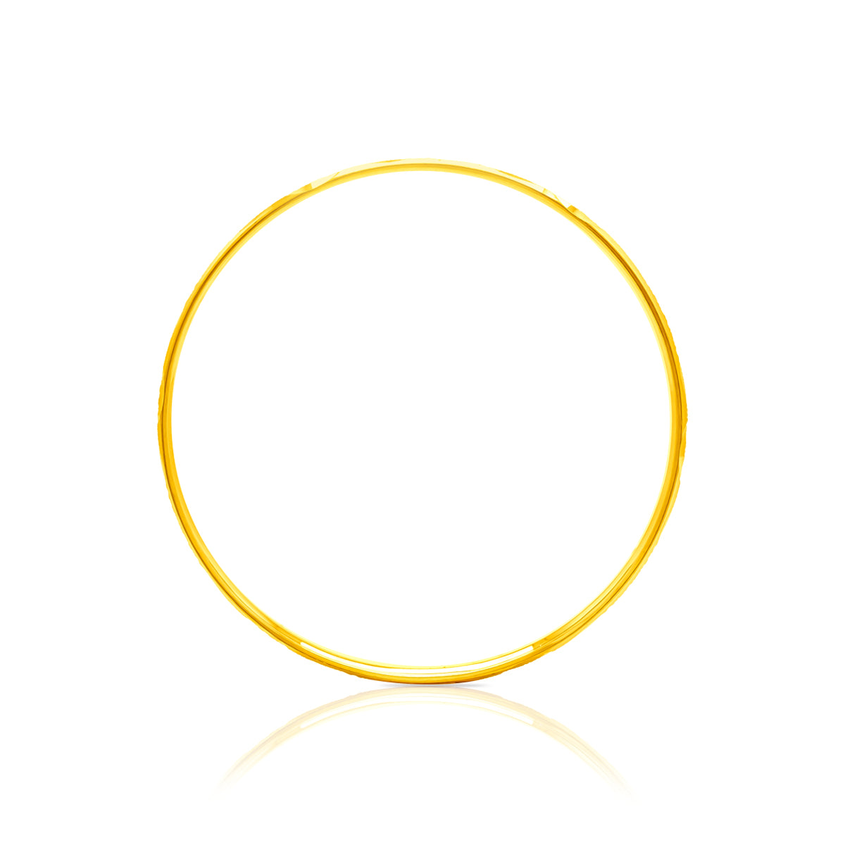 Elegant Novelty Gold Bangle