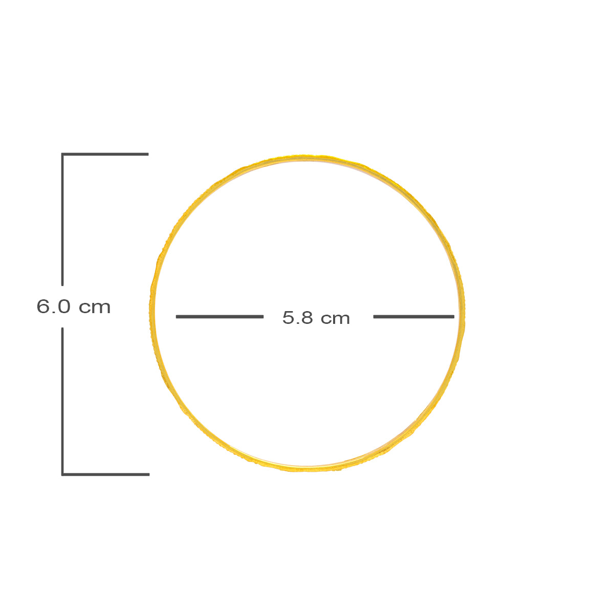 Elegant Novelty Gold Bangle