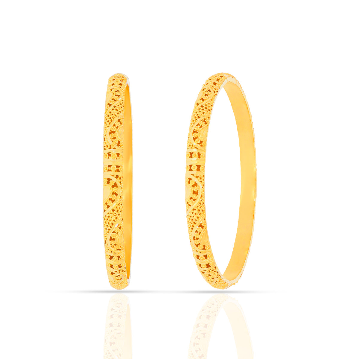 Artisian Elegance Gold Bangle