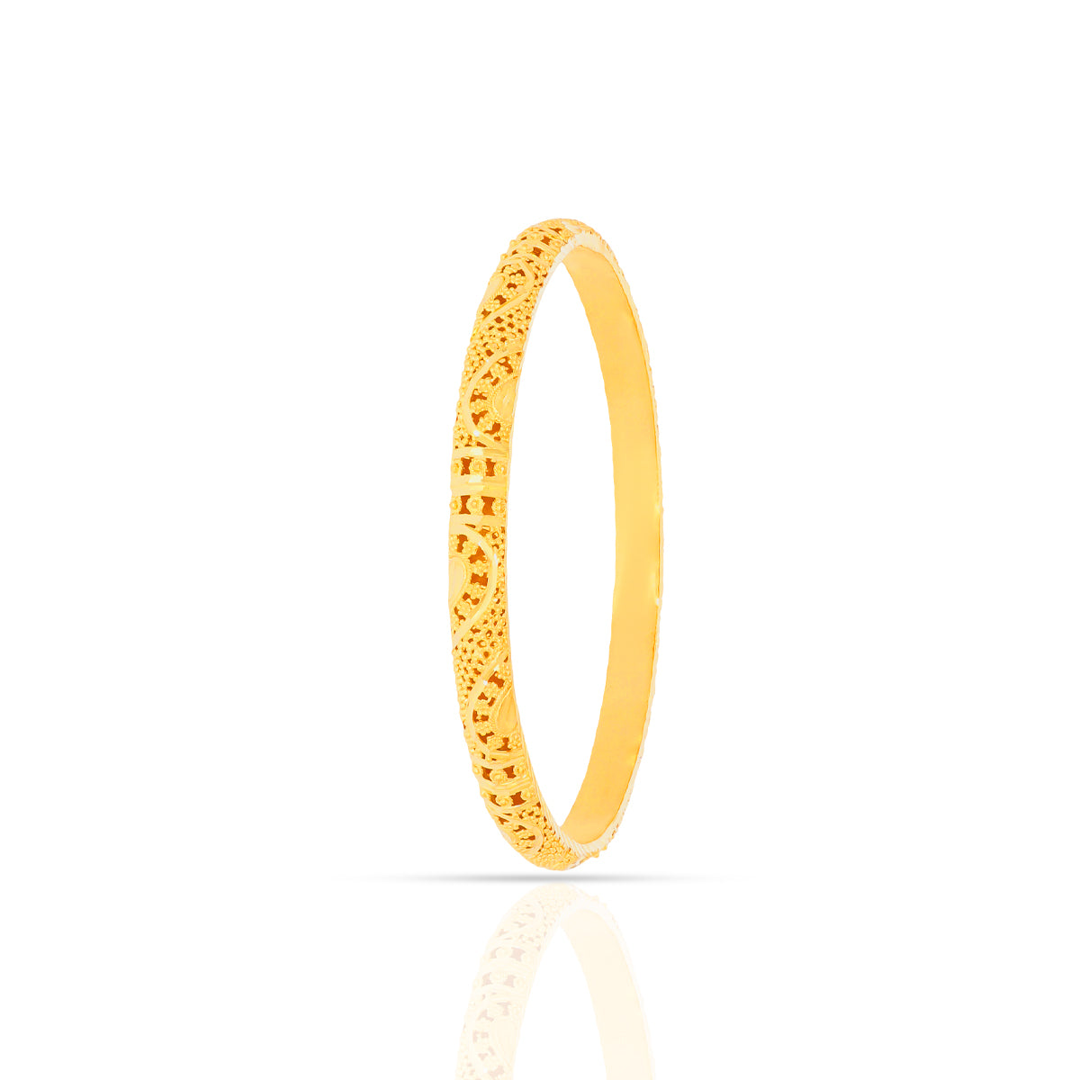 Artisian Elegance Gold Bangle