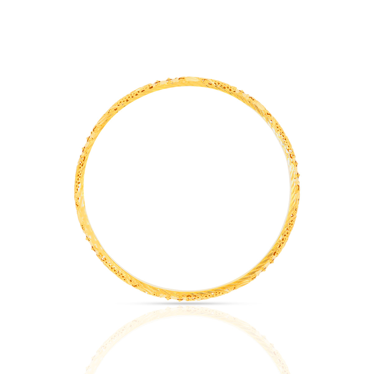 Artisian Elegance Gold Bangle