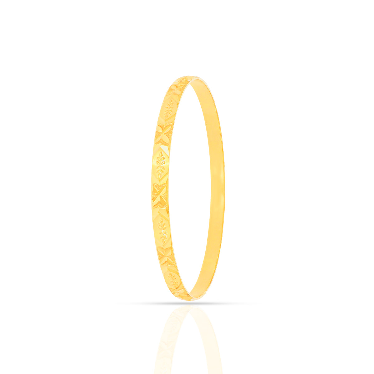Gracious Brilliance Gold Bangles