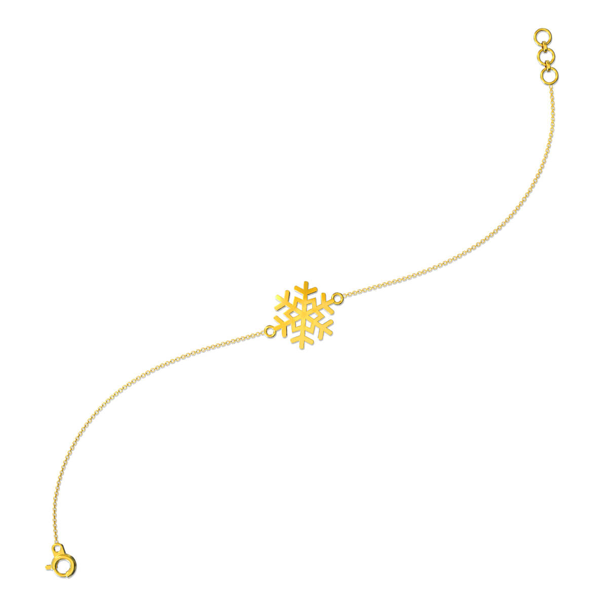 Sophisticated Glow Gold Bracelet