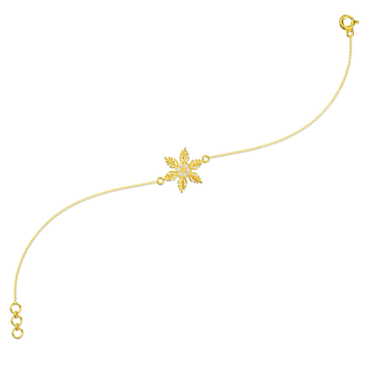 Starlit Charm Gold Bracelet