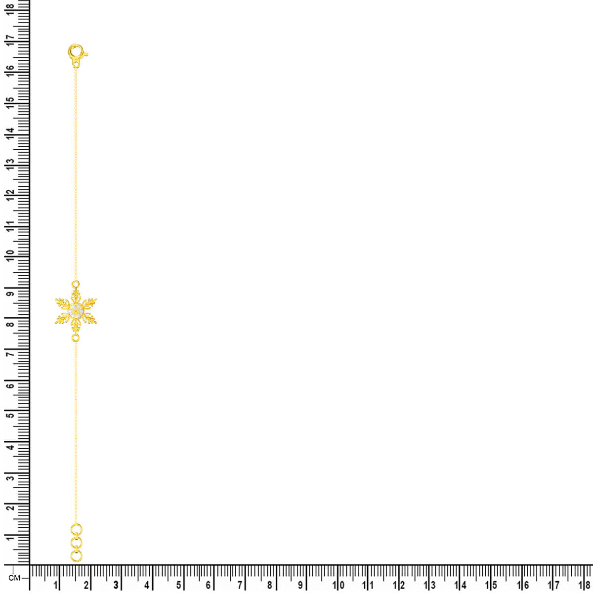 Starlit Charm Gold Bracelet