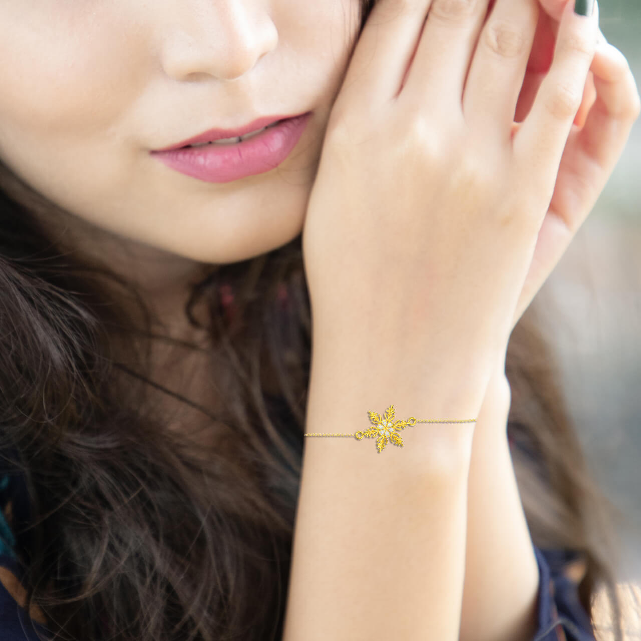 Starlit Charm Gold Bracelet