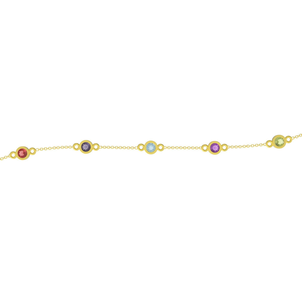 Petite and Vibrant Gold Bracelet
