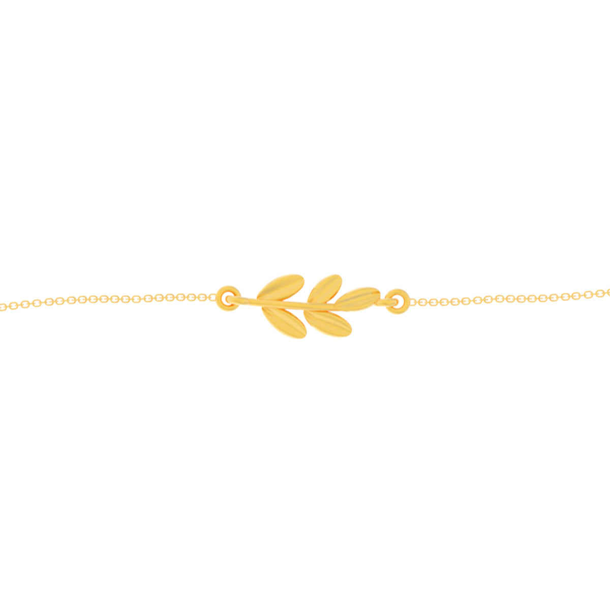 Petite Gold Leaf Bracelet