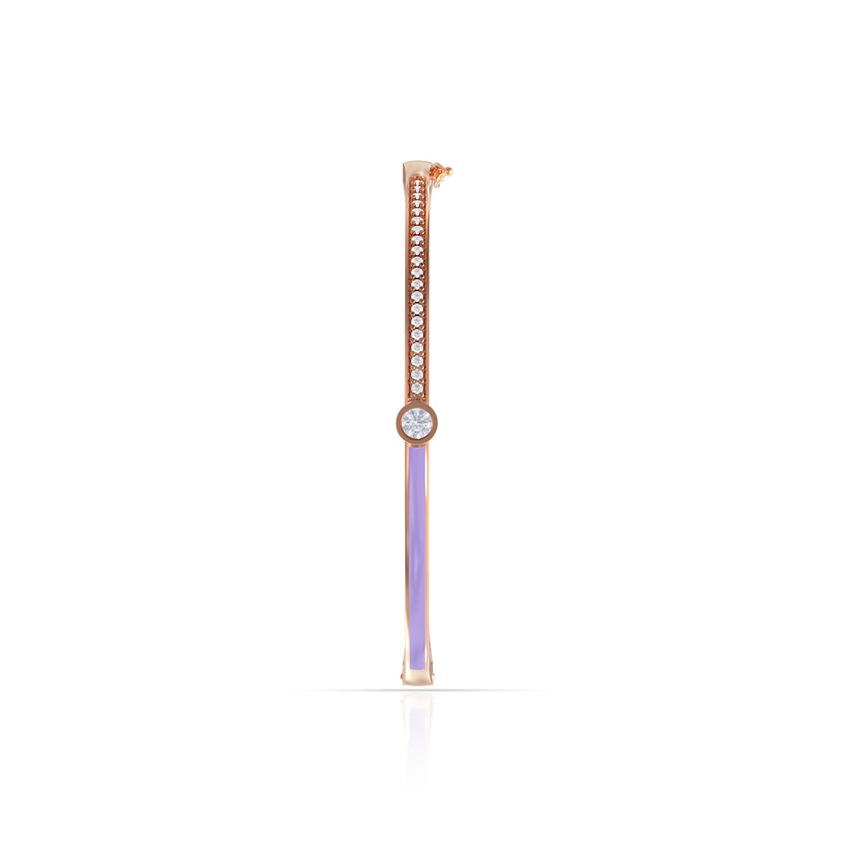 Sleek Dazzle Gold Bracelet