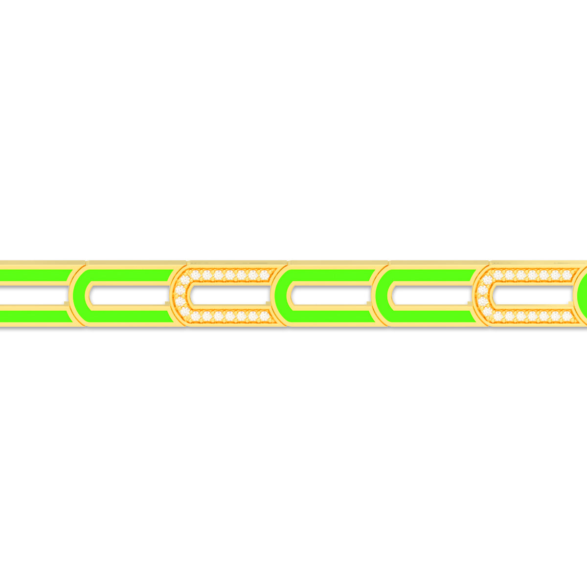 Modest Green Gold Bracelet