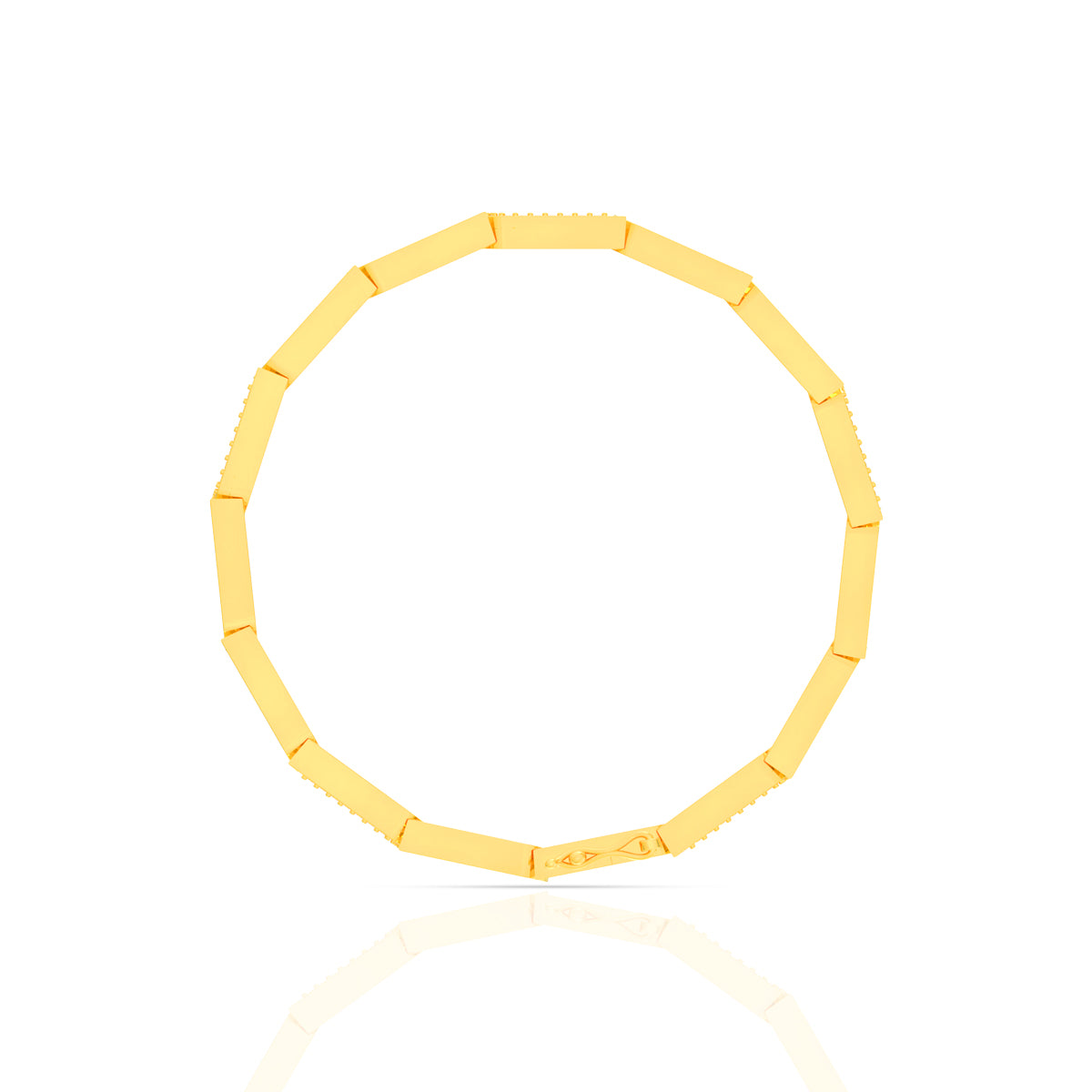 Modest Green Gold Bracelet