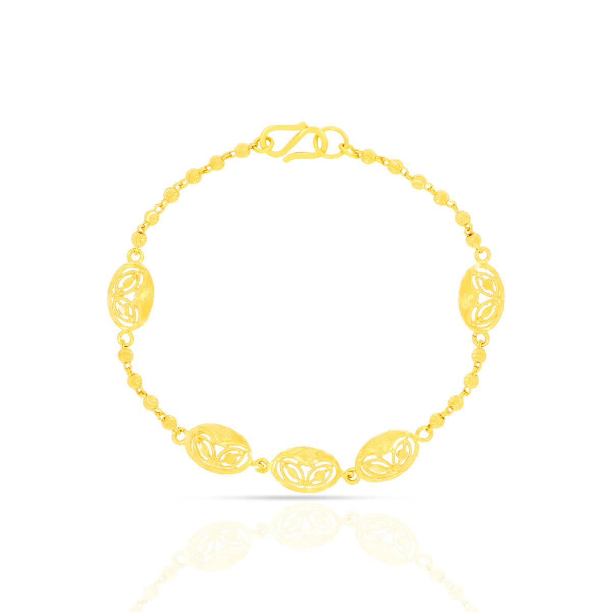 Elegant Touch Gold Bracelet