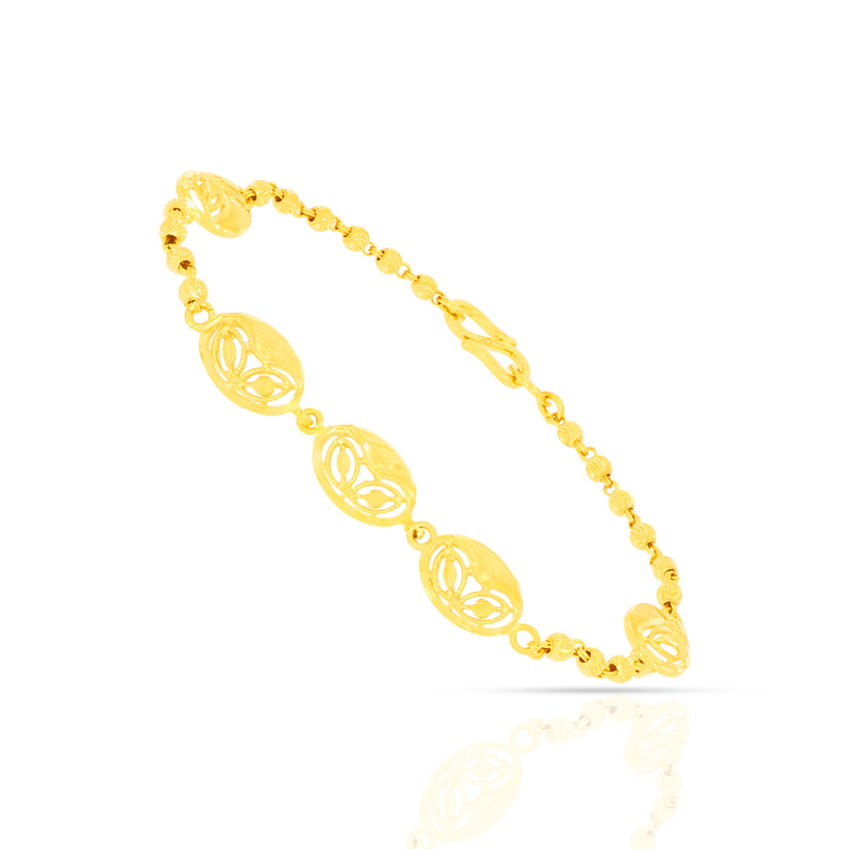 Elegant Touch Gold Bracelet