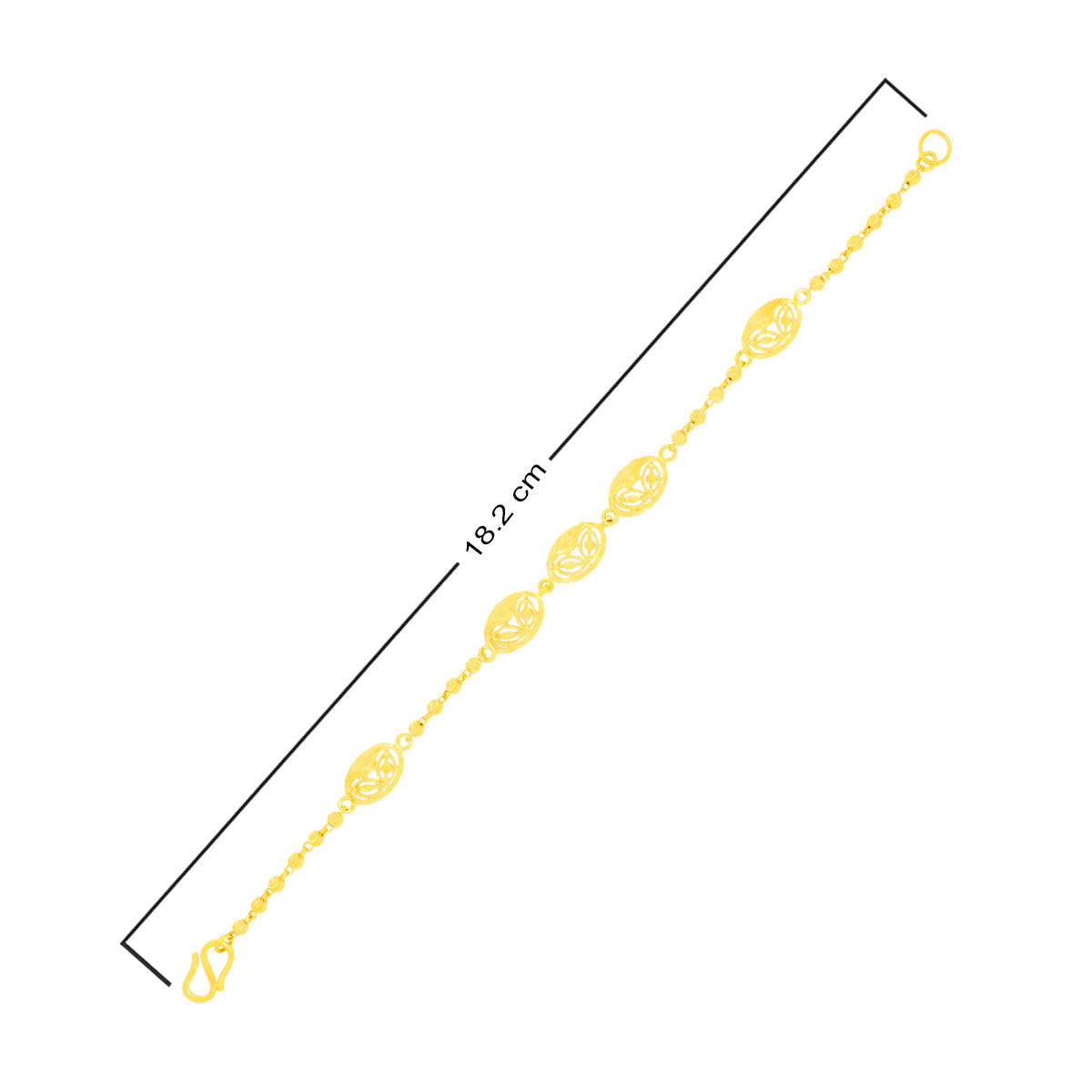 Elegant Touch Gold Bracelet