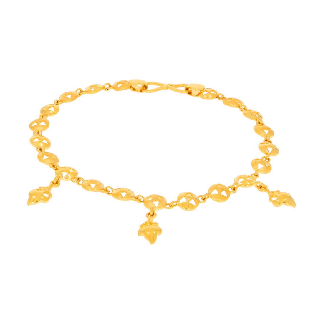 Charming Triad Gold Charm