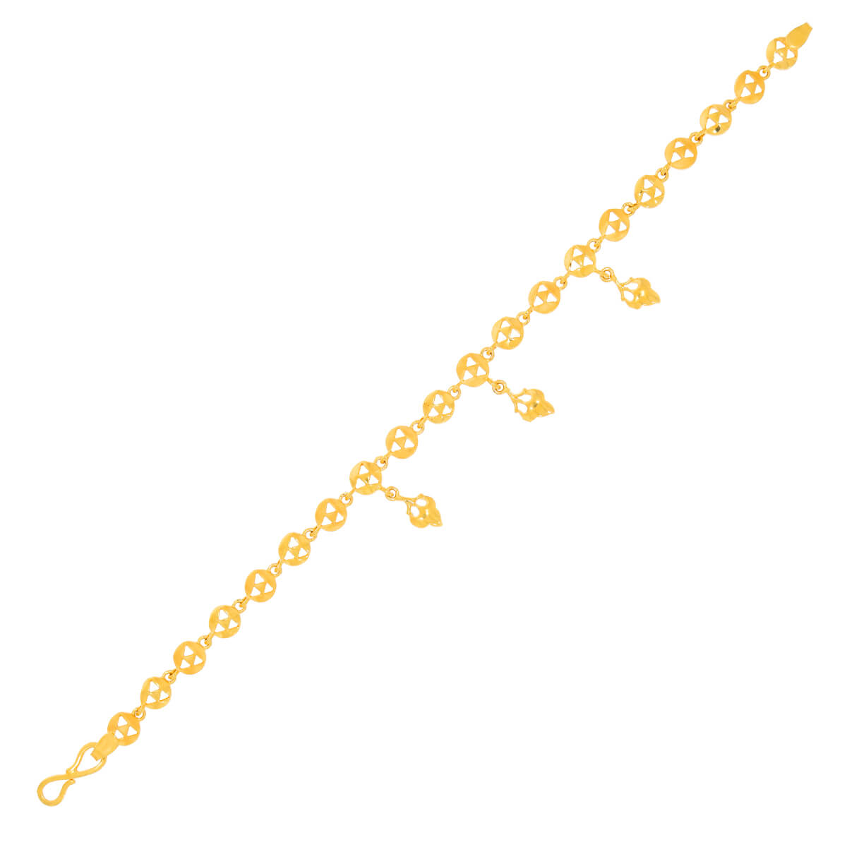 Charming Triad Gold Charm
