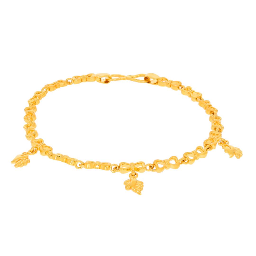 Graceful Gold Charm