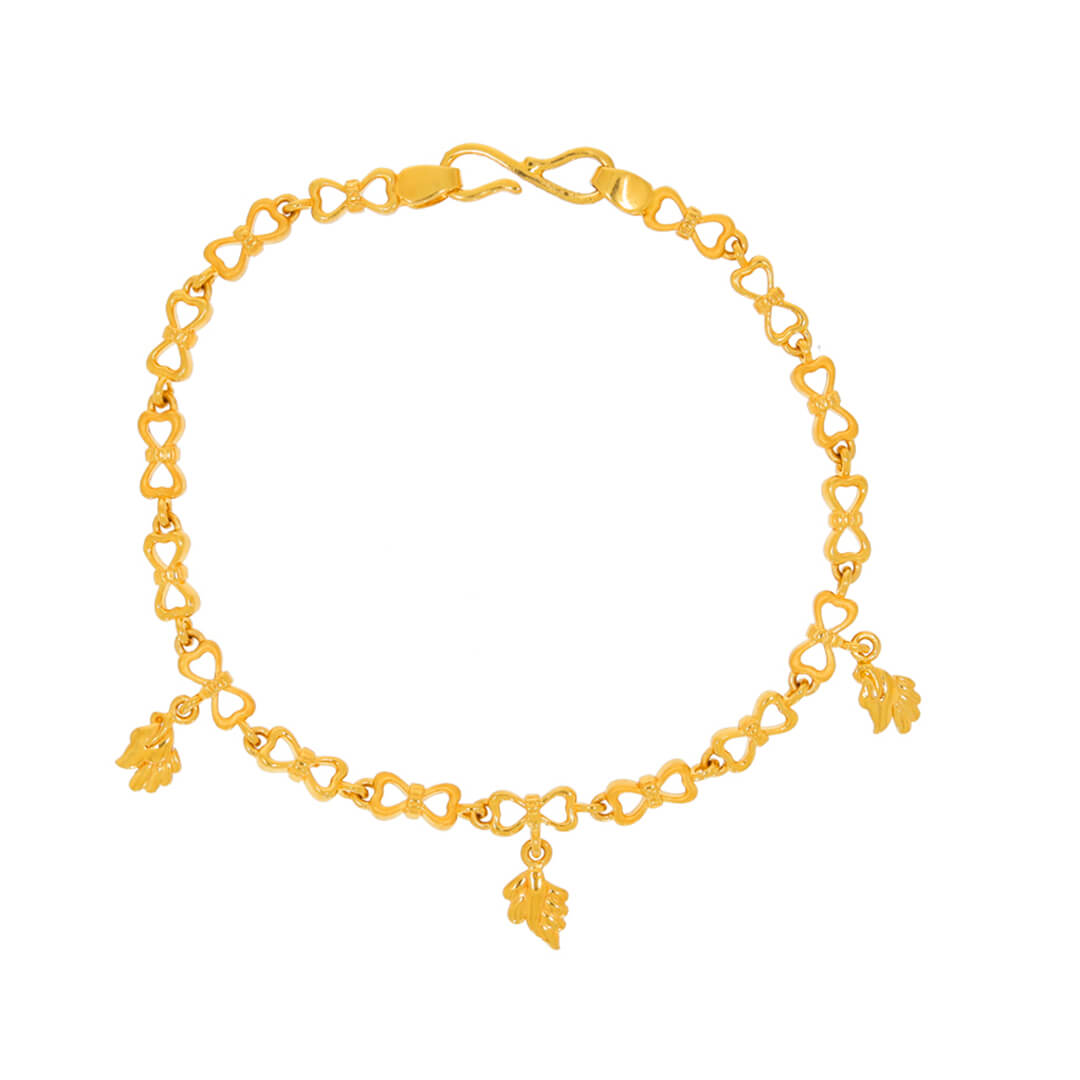 Graceful Gold Charm