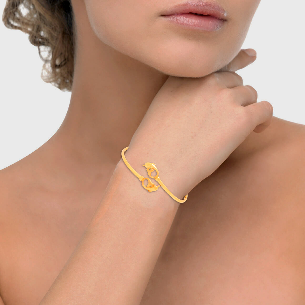 Delicate Charm Gold Kada