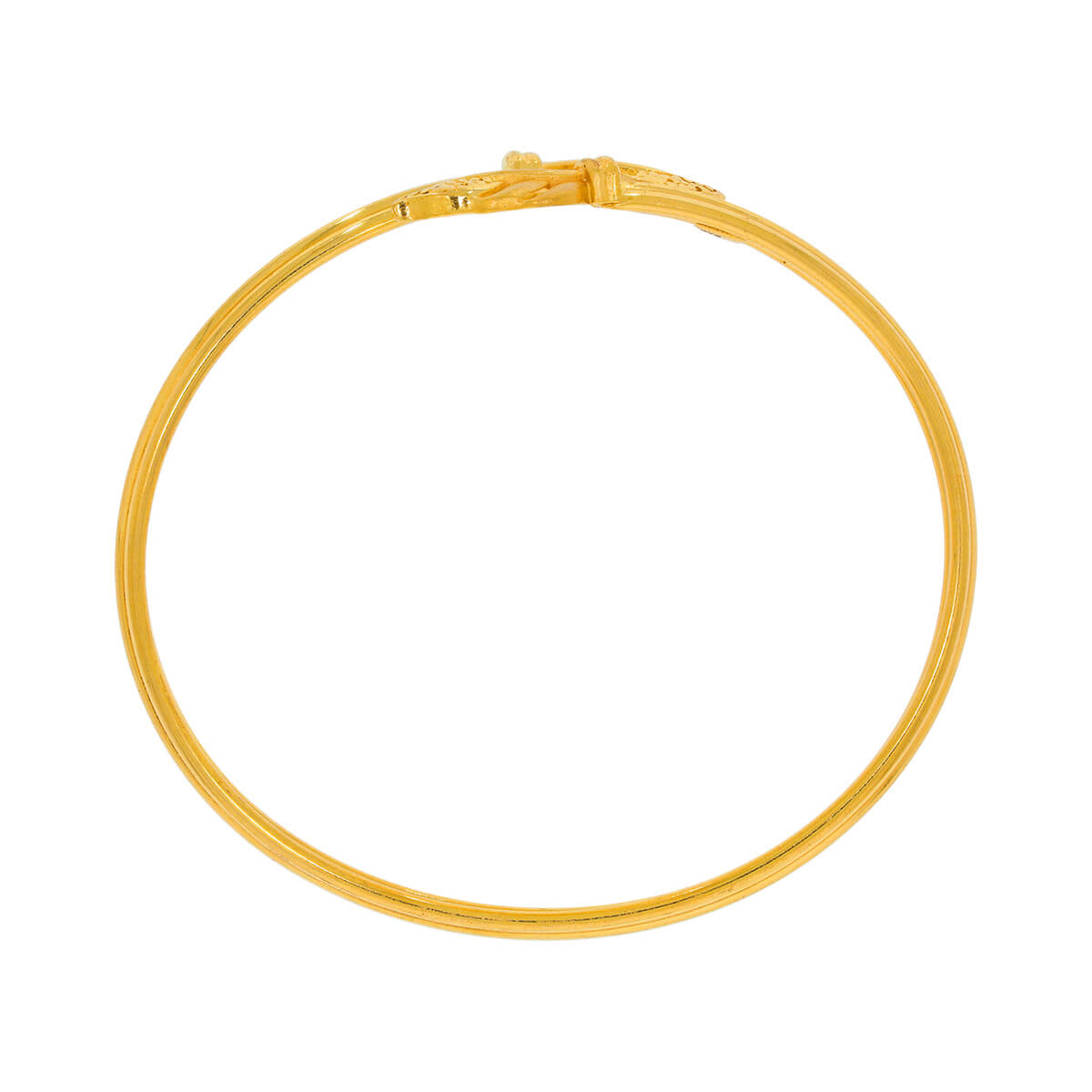 Chic Foliage Charm Gold Kada