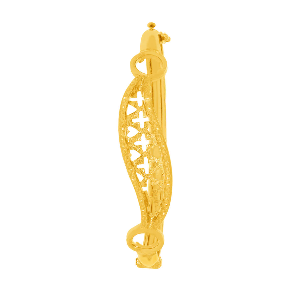 Swirling Glow Gold Kada