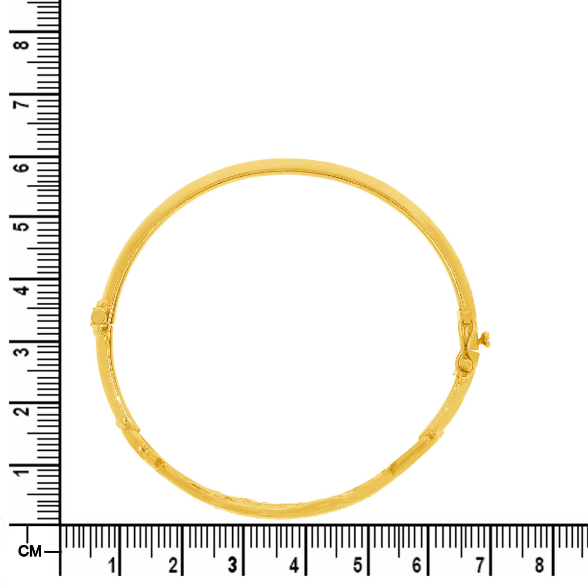 Swirling Glow Gold Kada